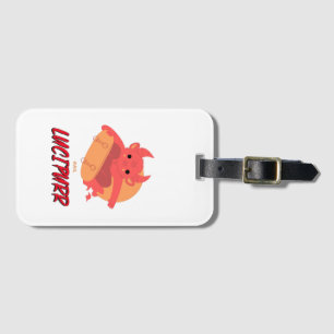 Hail Lucipurr Luggage Tag