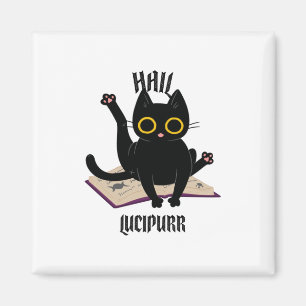 Hail Lucipurr Magnet