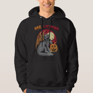 Hail Lucipurr Winged Demon Cat Halloween Costume P Hoodie