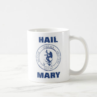 Hail Mary Crew Mug (white)