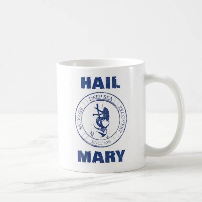 Hail Mary Crew Mug (white) (Right)