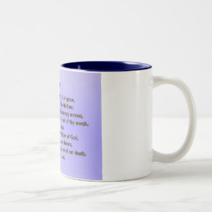 Hail Mary ~ customisable Two-Tone Coffee Mug