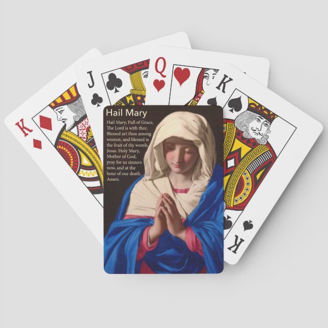 Hail Mary Deck of Cards (Back)