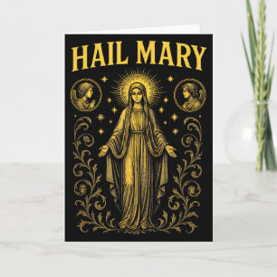 Hail Mary - Lady Guadalupe Christian Art Card