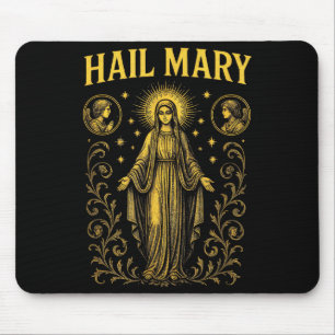 Hail Mary - Lady Guadalupe Christian Art Mouse Pad