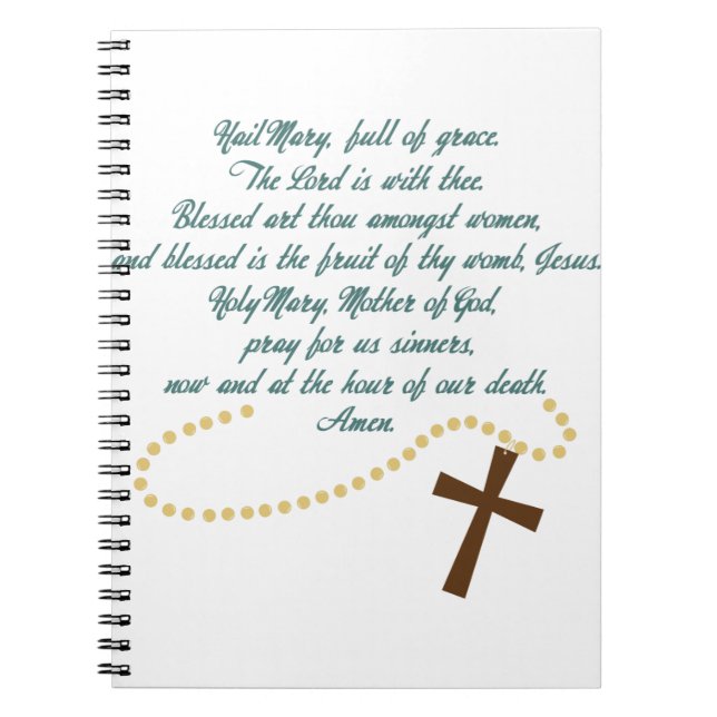 Hail Mary Notebook (Front)