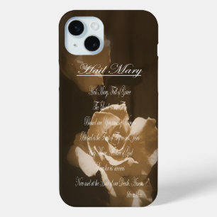 Hail Mary Prayer iPhone 15 Mini Case
