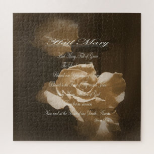 Hail Mary Prayer Jigsaw Puzzle