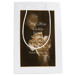 Hail Mary Prayer Medium Gift Bag