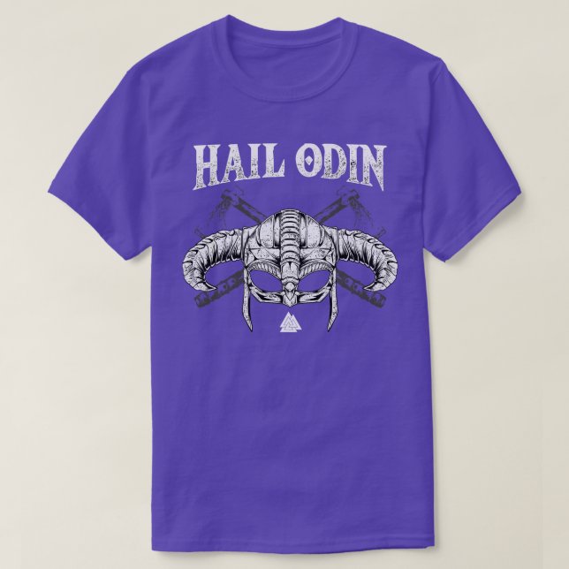 Hail Odin Viking Valhalla 1 T-Shirt (Design Front)