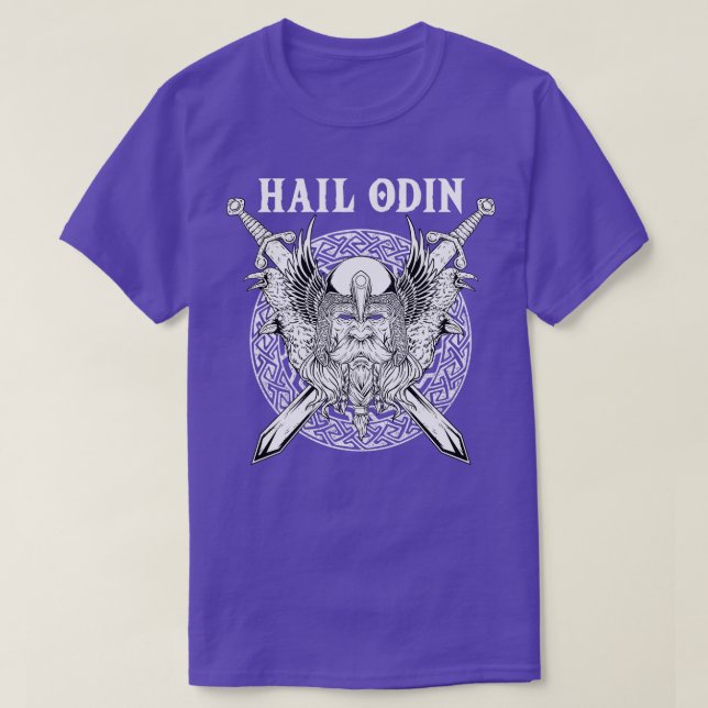 Hail Odin Viking Valhalla 4 T-Shirt (Design Front)