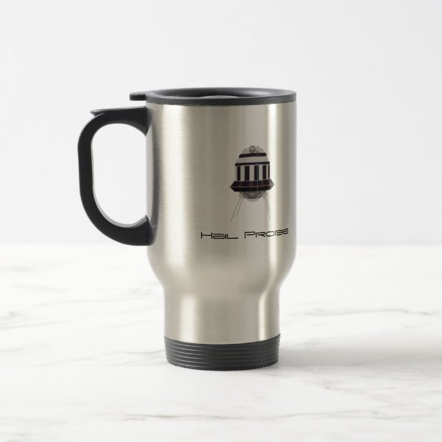 Hail Probe Travel Mug (Left)