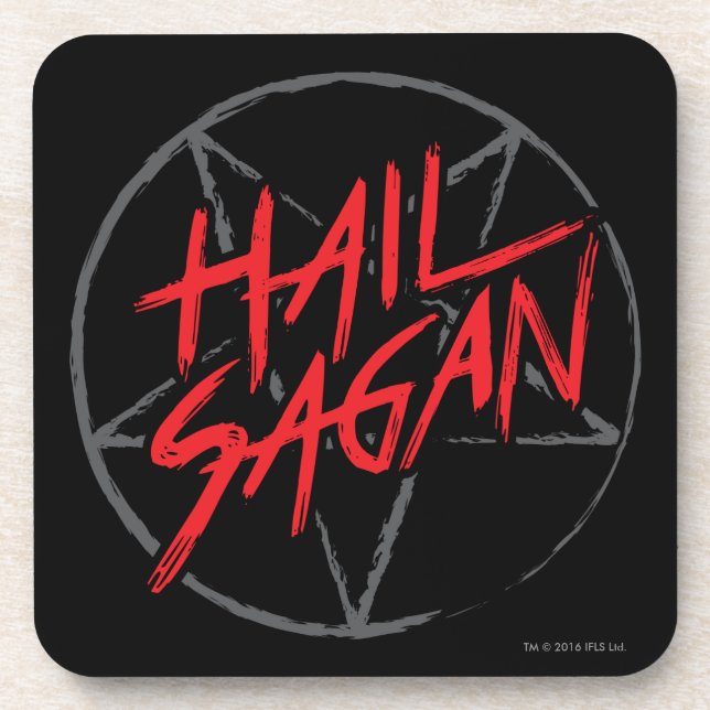 Hail Sagan Coaster (Front)