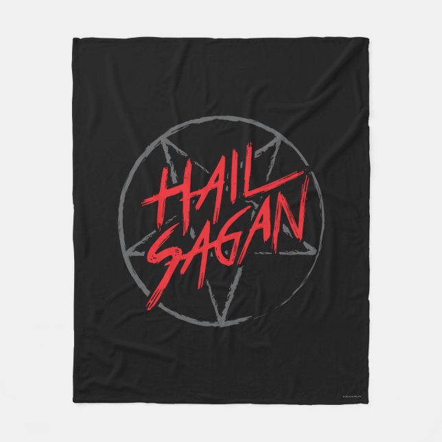 Hail Sagan Fleece Blanket (Front)