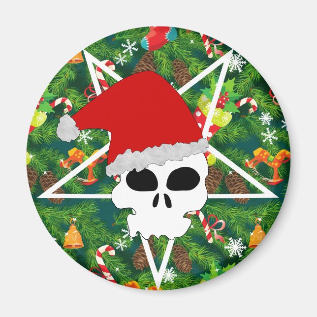 hail santa magnet (Front)