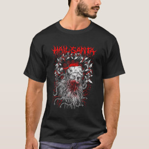 Hail Santa Satanic Christmas By Vampirefreaks T-Shirt