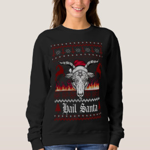 Hail Santa Ugly Christmas Sweater Matching Family