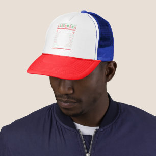 Hail Santa Ugly Festive Graphic Trucker Hat