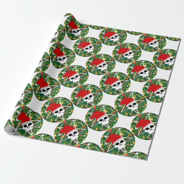 hail santa wrapping paper (Unrolled)