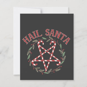 Hail Satan Christmas Krampus Xmas Devil Candy