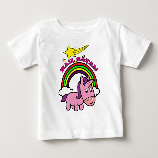 Hail Satan - Cute Baby T-Shirt (Front)