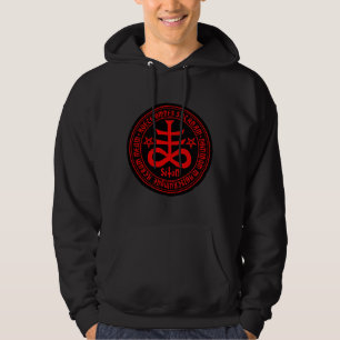 Hail Satan - Pentagram - Cross 666 Hoodie