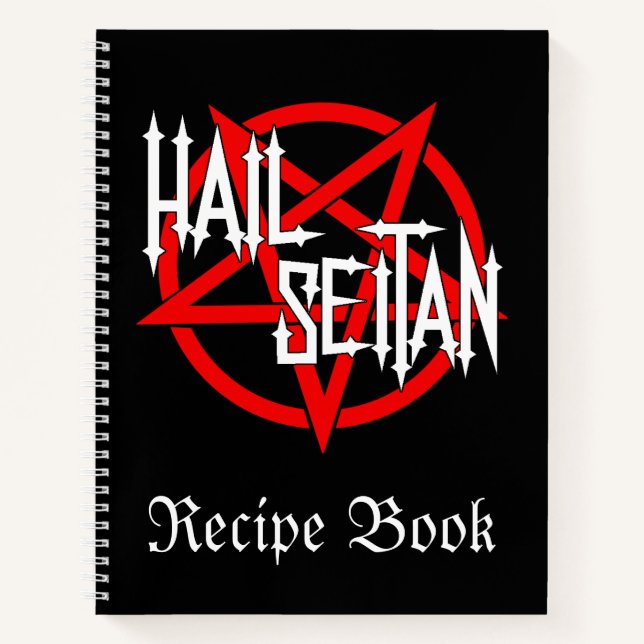 Hail Seitan! [ Vegan & Vegetarian ] Notebook (Front)