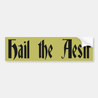 Hail the Aesir Bumper Sticker