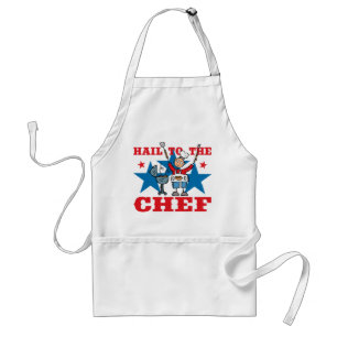 Hail To The BBQ Chef Standard Apron