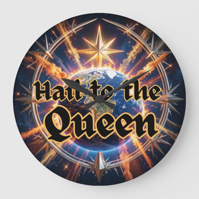 Hail to the Queen, Inanna Large Clock (Front)