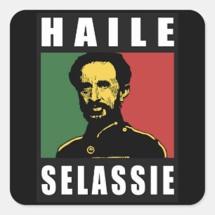 Haile Selassie Emperor - Reggae - Sticker