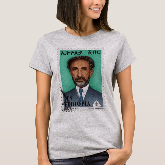 Haile Selassie Empire of Ethiopia Rastafari Shirt (Front)