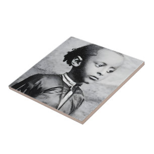 Haile Selassie Ethiopia Rasta Jah Rastafari Reggae Ceramic Tile