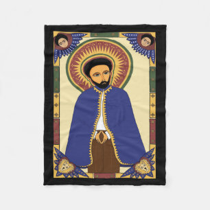 Haile Selassie Fleece Blanket