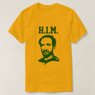 Haile Selassie - H. I. M. King - Reggae Rasta Shir T-Shirt