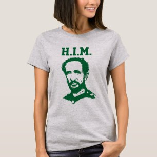 Haile Selassie - H.I.M. King - Reggae Rasta Shirt