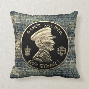 Haile Selassie - HIM - Jah Rastafari - Pillow