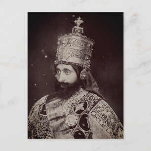 Haile Selassie - HIM - Rastafari - Postcard