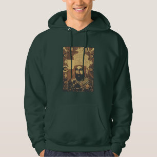Haile Selassie Jah Rastafari Modern Art Hoodie 