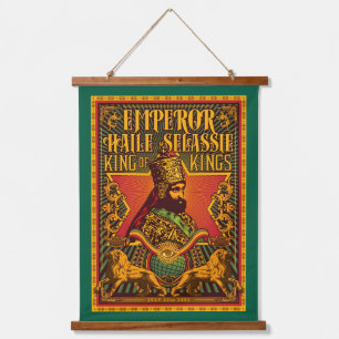 Haile Selassie Jah Rastafari Rasta Reggae Roots Hanging Tapestry