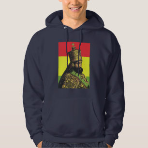 Haile Selassie Jah Rastafari Reggae Rasta Roots  Hoodie