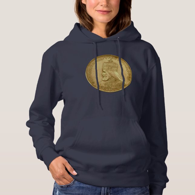 Haile Selassie Jah Rastafari Reggae Rasta Roots  Hoodie (Front)