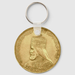 Haile Selassie Jah Rastafari Reggae Rasta Roots Key Ring