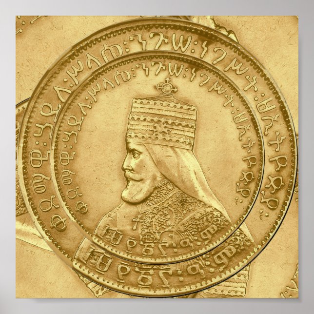 Haile Selassie Jah Rastafari Reggae Rasta Roots  Poster (Front)