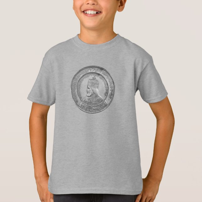Haile Selassie Jah Rastafari Reggae Rasta Roots  T-Shirt (Front)