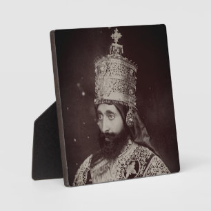 Haile Selassie Jah Rastafarie Rasta Roots poster Plaque