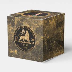 Haile Selassie Lion of Judah Jah Rastafari Roots Favour Box