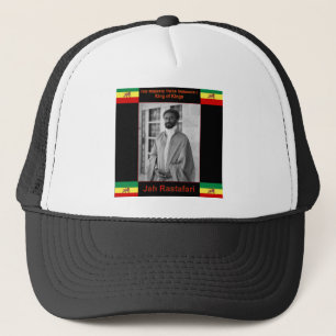 Haile Selassie the Lion of Judah, Jah Rastafari Trucker Hat