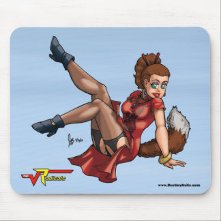 Hailey Kitson - Red Dragon Dress Mousepad