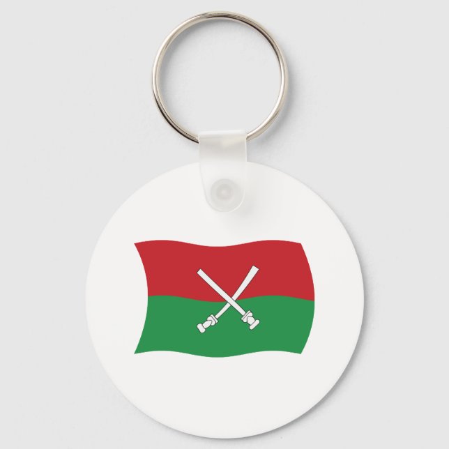 Hainan Li & Miao Flag Keychain (Front)